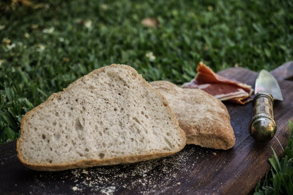 Tremenda ciabatta sin gluten, sin huevo y sin lactosa