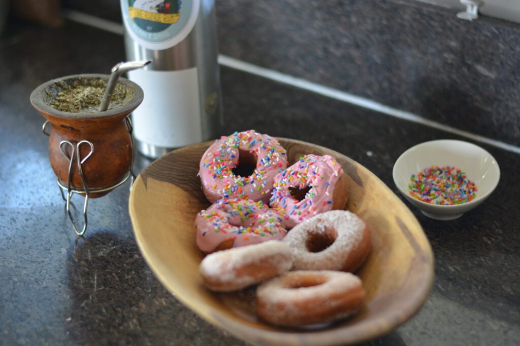 Donas sin gluten (rosquillas), igualitas a las tradicionales