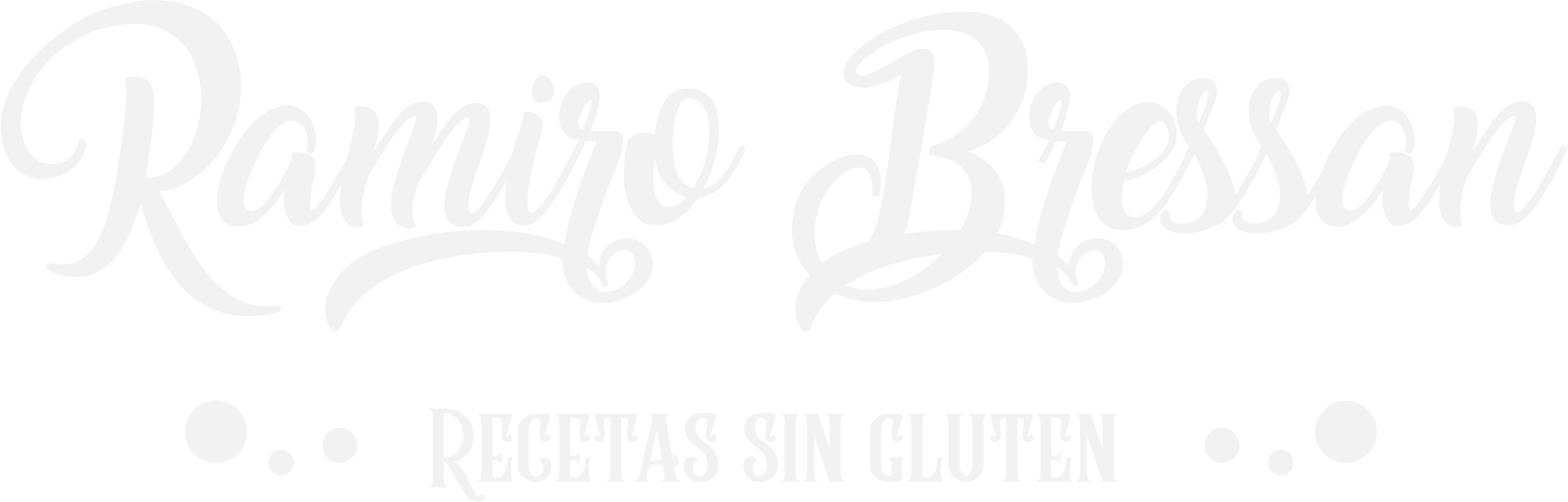 Ramiro Bressan, recetas sin gluten