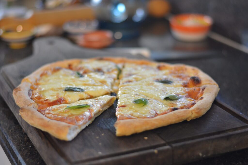 Masa de pizza sin gluten crocante y esponjosa